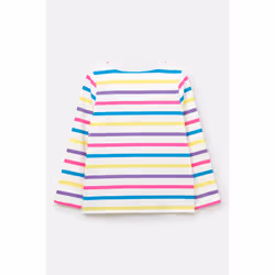 Causeway Kids Long Sleeved Top - 6-7 Yrs, Multi Stripe Horse