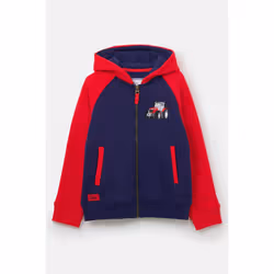 Jackson Kids Full Zip Hoodie - 7-8 Yrs, Red Tractor