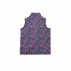Alex Kids Printed Gilet - 2-3 Yrs, Navy Floral