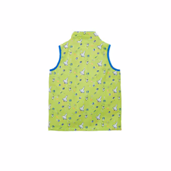 Alex Kids Printed Gilet - 1-2 Yrs, Lime Space Print