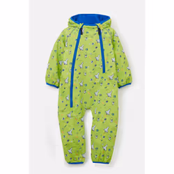 Jamie Puddle Kids Printed Waterproof Rain Suit - 3-4 Yrs, Lime Space Print