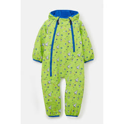 Jamie Puddle Kids Printed Waterproof Rain Suit - 4-5 Yrs, Lime Space Print