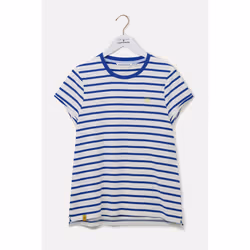 Causeway Womens T-Shirt - UK 20, Indigo Stripe