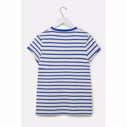 Causeway Womens T-Shirt - UK 20, Indigo Stripe