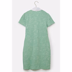Lena Womens Dress - UK 14, Soft Green Floral