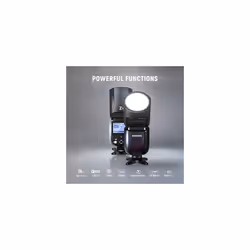NEEWER Z1-S TTL Round Head Flash Speedlite for Sony with 2 Batteries