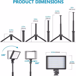 Neewer Portable Photography Lighting Kit 3 Packs