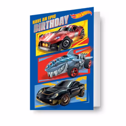 HOT WHEELS LENTICULAR 3D-EFFECT CARD