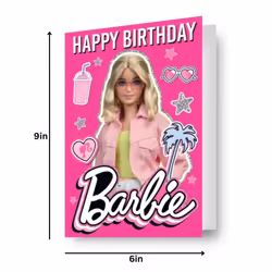 BARBIE LENTICULAR 3D-EFFECT CARD