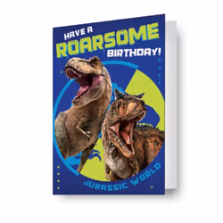 JURASSIC WORLD LENTICULAR 3D-EFFECT CARD