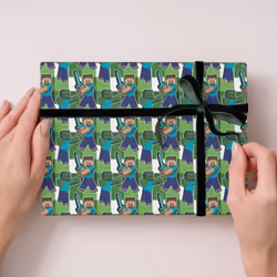 Minecraft Gift Wrap Roll 2m