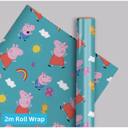 Peppa Pig Gift Wrap Roll 2m