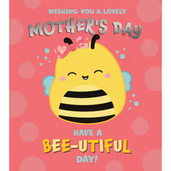 Squishmallows Bee-Utiful Mother's Day Card