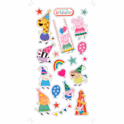 Peppa Pig Age 3 Sticker Birthday Card