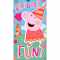 Peppa Pig Sticker Birthday Card