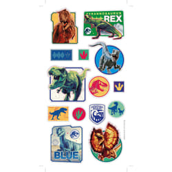 Jurassic World Age 6 Sticker Birthday Card