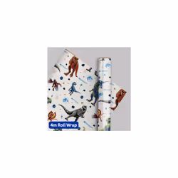 Jurassic World 4m Roll Wrapping Paper