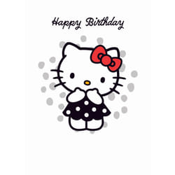 Hello Kitty Generic Birthday Card
