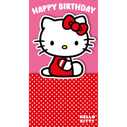 Hello Kitty Birthday Card
