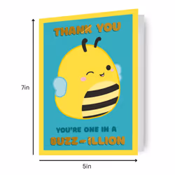 Squishmallows Thank You Card