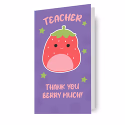 Squishmallows Thank You Teacher Card