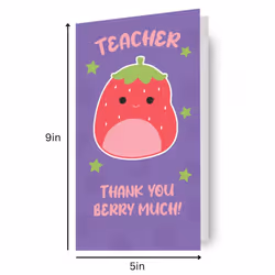 Squishmallows Thank You Teacher Card