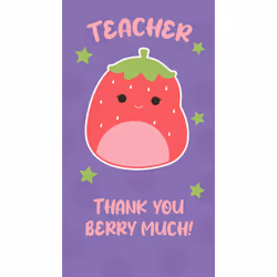 Squishmallows Thank You Teacher Card