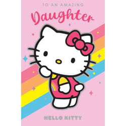Hello Kitty Daughter Birthday Card