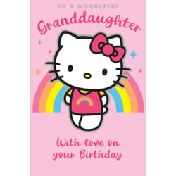 Hello Kitty Granddaughter Birthday Card