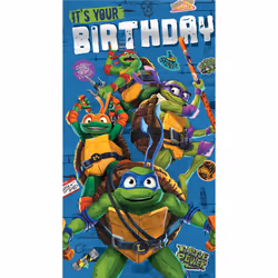 Teenage Mutant Ninja Turtles Birthday Card