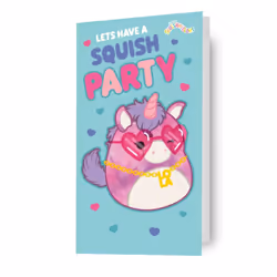 Squishmallows 'Lets Have a Squish Party' Birthday Card