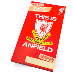 Liverpool FC Dad Birthday Card