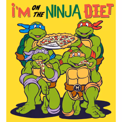 Teenage Mutant Ninja Turtles 'Ninja Diet' Birthday Card
