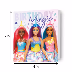 Barbie Unicorn Birthday 'Magic' Card