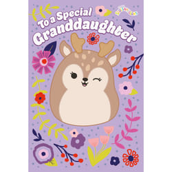 Squishmallows Granddaughter Birthday Card