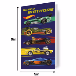 Hot Wheels Birthday Card