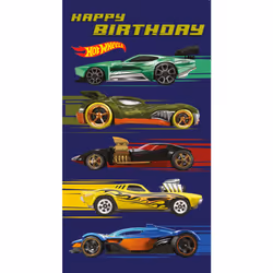 Hot Wheels Birthday Card