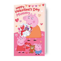 Peppa Pig Mummy Valentine's Day Card