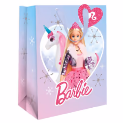 Barbie Christmas Medium Gift Bag