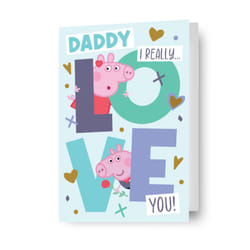 Peppa Pig Valentine's Day Card To Daddy