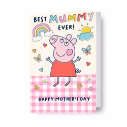 Peppa Pig 'Best Mummy Ever' Mother's Day Card