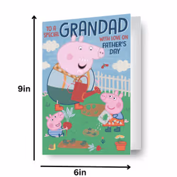PEPPA PIG GRANDAD FATHER'S DAY CARD