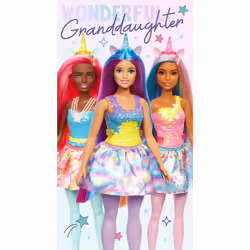 Barbie 'Granddaughter' Birthday Card