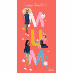 Barbie 'Mum' Birthday Card