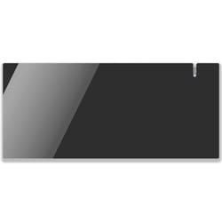 Radialight Aetheria Glass Electric Panel Heater, Wall Mounted - 1500W, Black