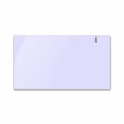 Radialight Aetheria Glass Electric Panel Heater, Wall Mounted - 1000W, White