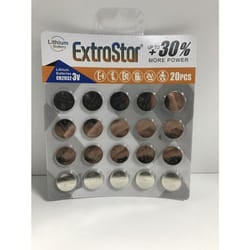 3V CR2032 Lithium Batteries, Pack of 20