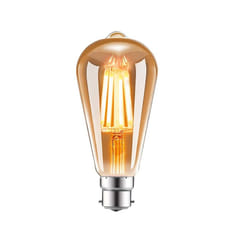 6W LED Filament Light Bulb B22, 2200K