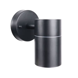 ExtraStar Outdoor Down Wall Light Black IP44 (GU10 6W bulb included)