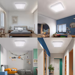 24W LED Square Ceiling Light 3000K, 2600 Lumen